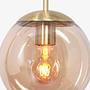 Pendant light Bollique 1-light aluminum brass 4