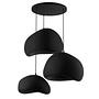 3-Flammig Wabi Sabi Ashveils Pendelleuchte Schwarz 1