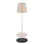LED Cordless Table Lamp Cilano Plastic Beige 1