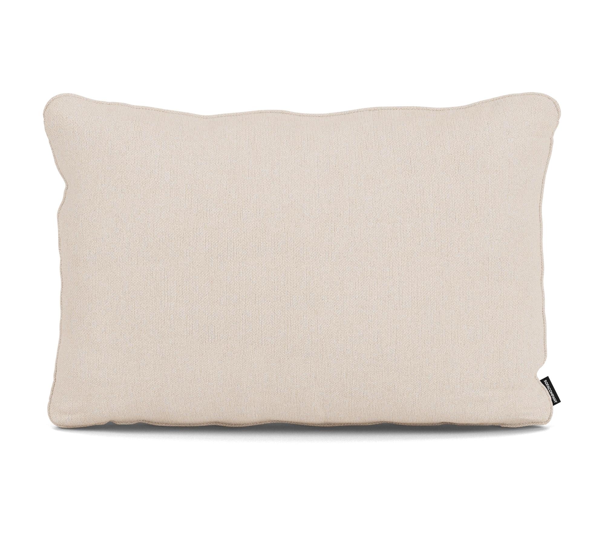 Posh Kissen Mark Sand mit Daunenfüllung 40 x 60 cm 0