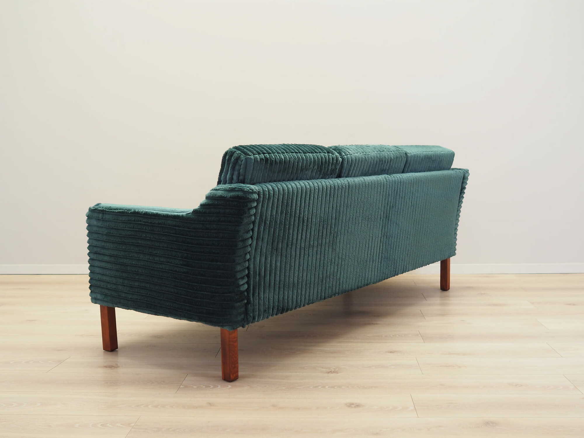 Vintage Sofa Samt Grün 1970er Jahre 4
