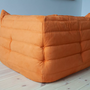 Togo Lounge Set 4-tlg. Textil Orange 5