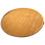 Outline Rug Polspotten Round Orange 0