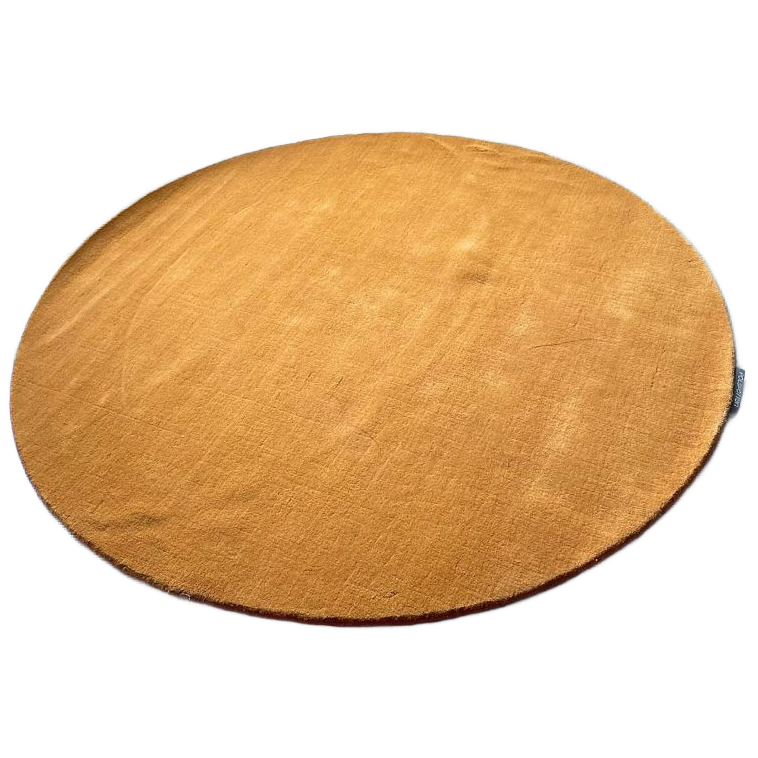 Outline Rug Polspotten Round Orange 0