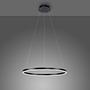 1-Flame LED pendant lamp Ritus Type B Aluminium Black 3