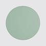 2x Rundes Tischset Ruca 100% Recyceltes Leder Minze 2