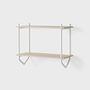 Wall shelf frame Nature White 1