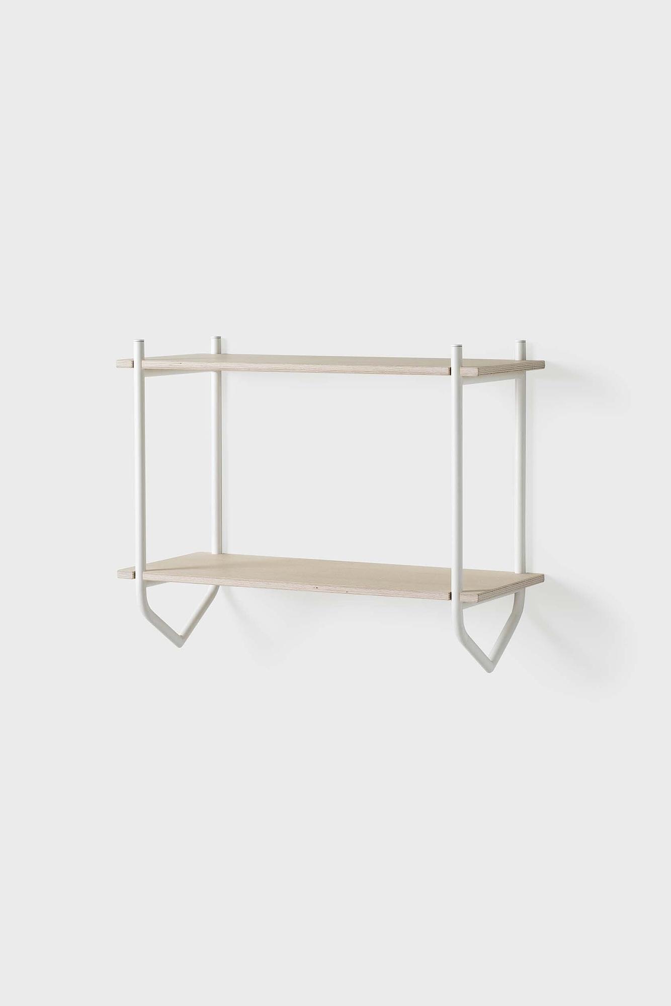 Wall shelf frame Nature White 1