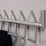 Wandgarderobe Starkow Stahl Silber 4