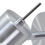 Natasja LED-Wandleuchte Stahl Silber 3