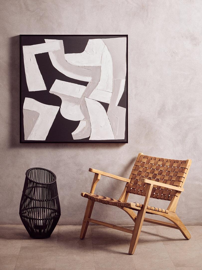 Mataram Lanterna grande rattan nero 2