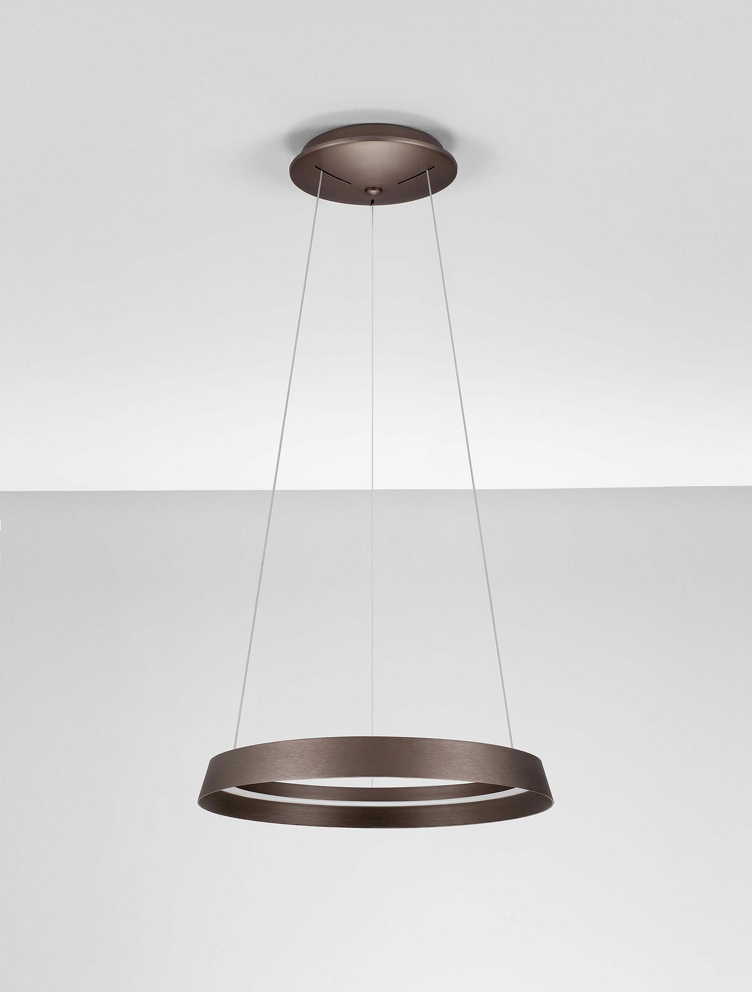 Ormi Pendelleuchte Aluminium Braun 4