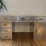 Schreibtisch Aluminiumbeschlag Silber 0