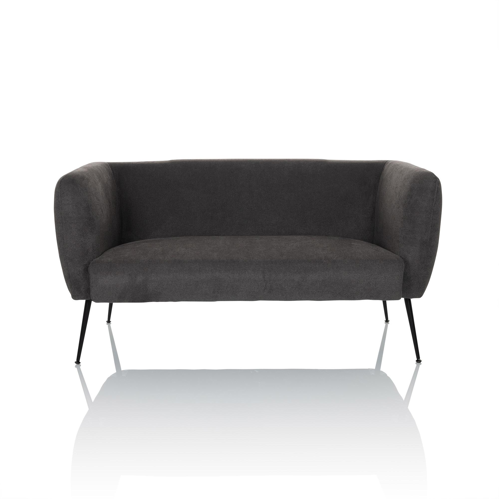 HAYRIVER 2-seater sofa fabric gray 0