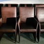 8x Jason 1420 Esszimmerstuhl Leder Metall Braun 5