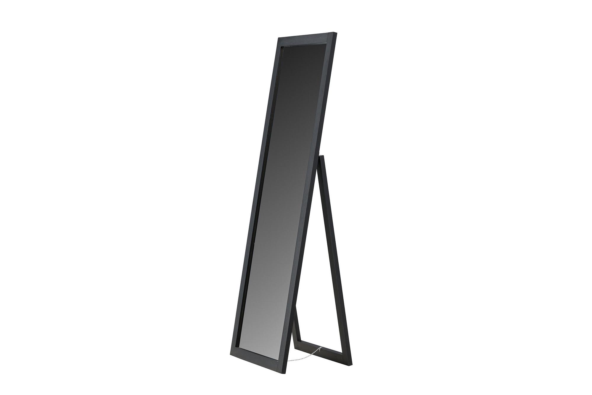 Sebring Mirror Wood Glass Black 55x170cm 2
