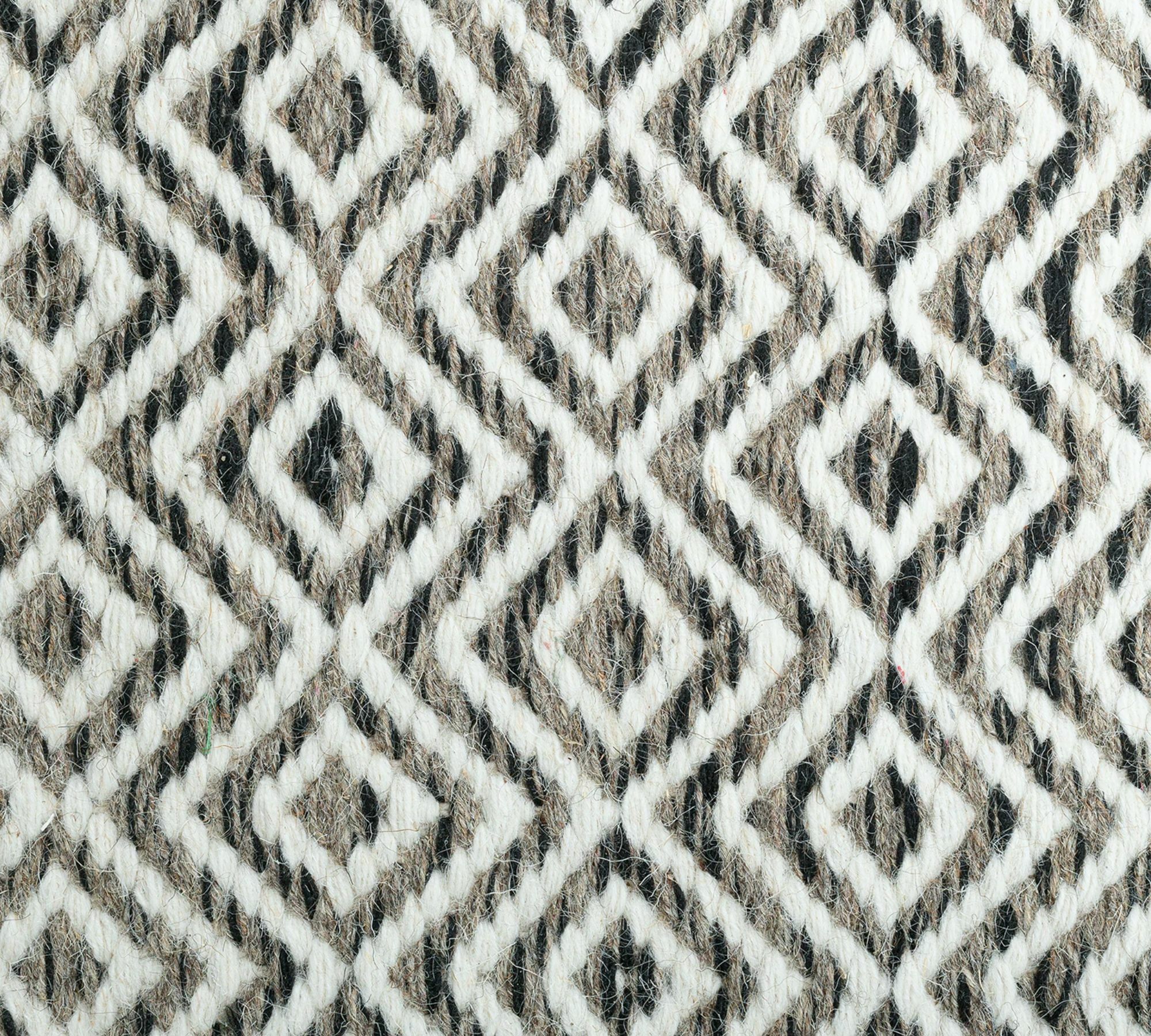 Wollteppich Schurwolle Grau 65 cm x 130 cm 5