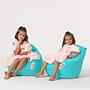 Kids Garten Sitzsack Türkis 7