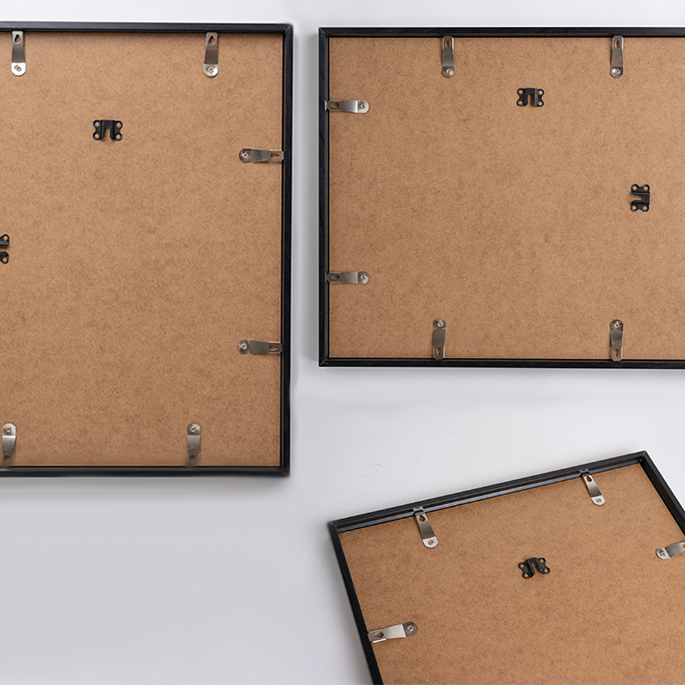 Portrait Kunstdruck mit Rahmen Schwarz Weiß  4