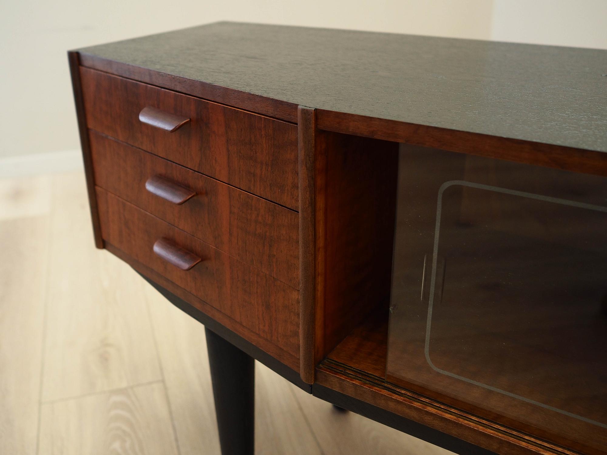 Lowboard Walnut Brown 1960s 7