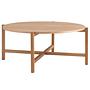 Coffee table RECODITO solid oak wood 0