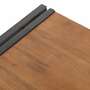 Couchtisch Massivholz Metall Schwarz 4