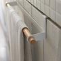 Tosca Dish towel holder Steel Ash White 3
