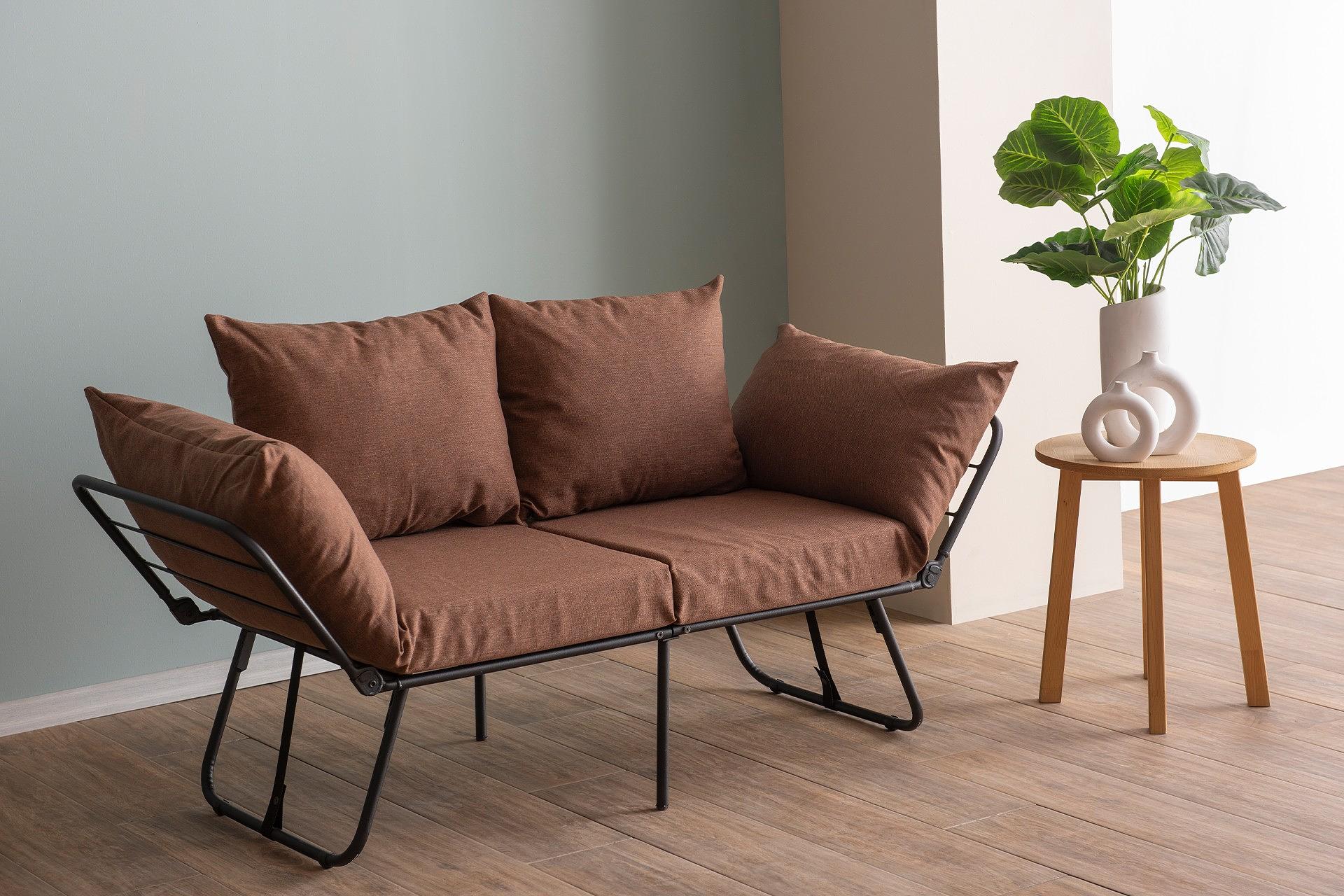 Viper Sofa 2-seater Light Brown 1