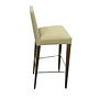 Anna BQ1385 Sgabello da bar Pelle Legno Beige 3