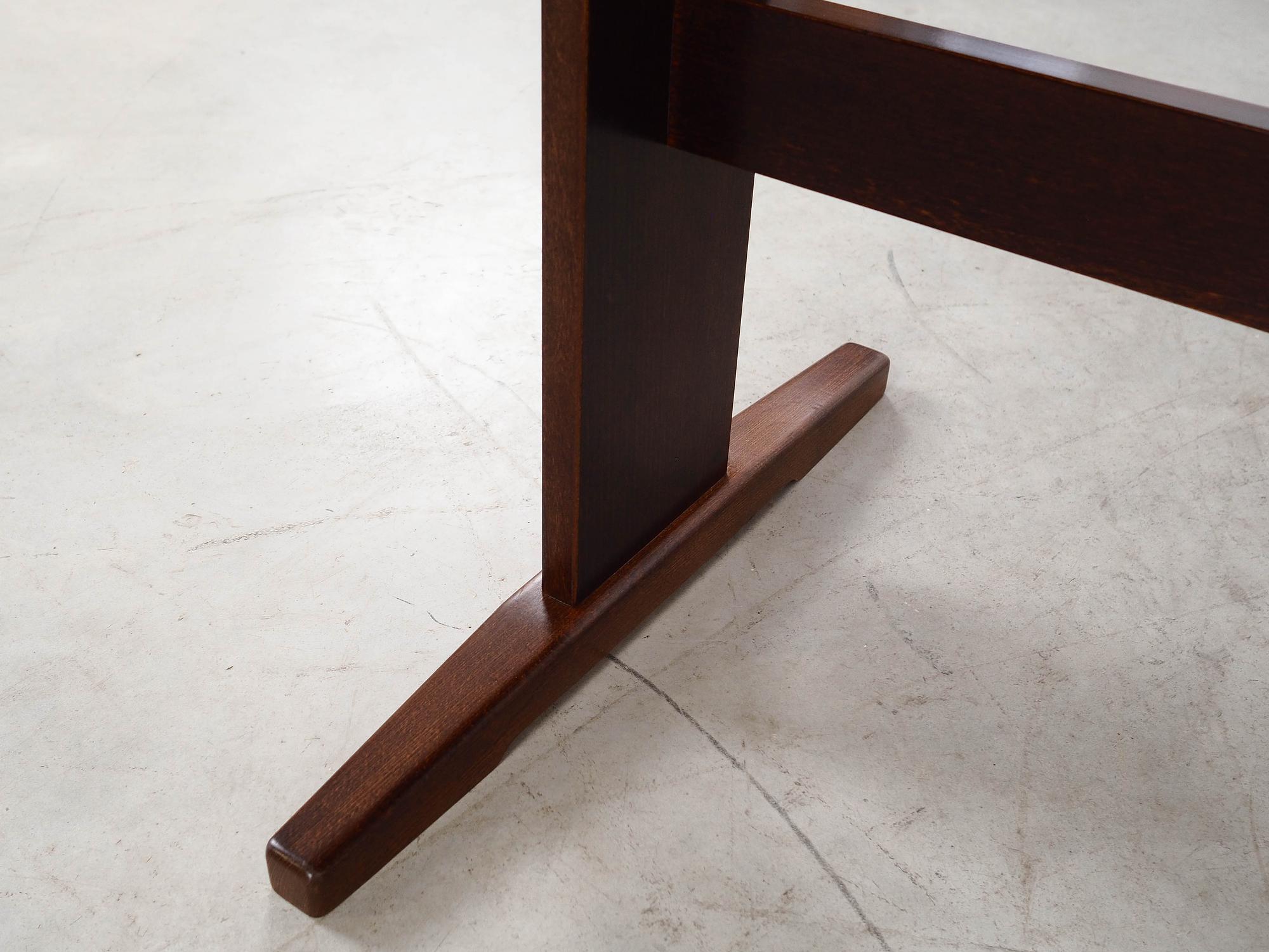 Tisch Eichenholz Optik 1970er Jahre 12