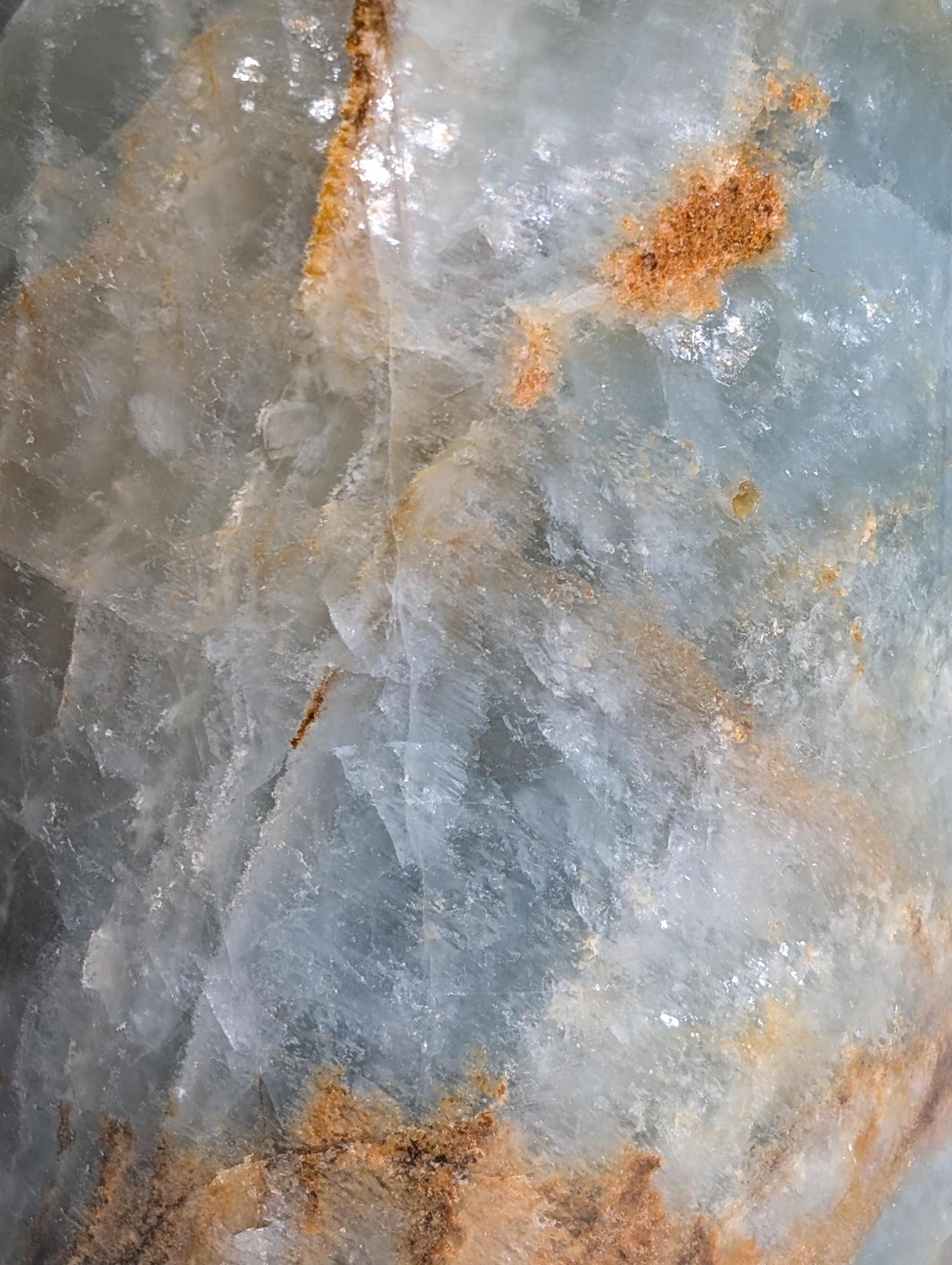 Massive Vase Marble Onyx Travertine 1970s 4