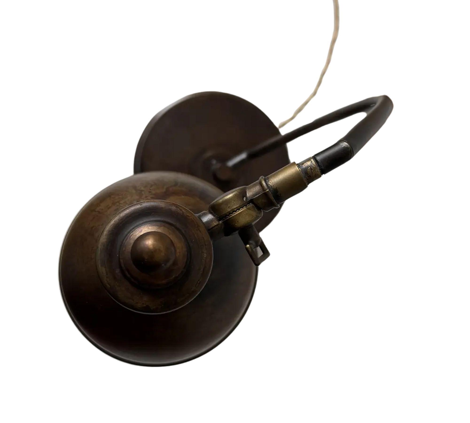 Table lamp Brass Brown 4