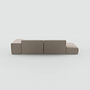 Pyllow Ecksofa Feiner Cord Trüffelbeige 3