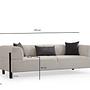 Gio 3-Sitzer Sofa Weiß 8