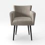 Armlehnstuhl Billie Samt Taupe 0