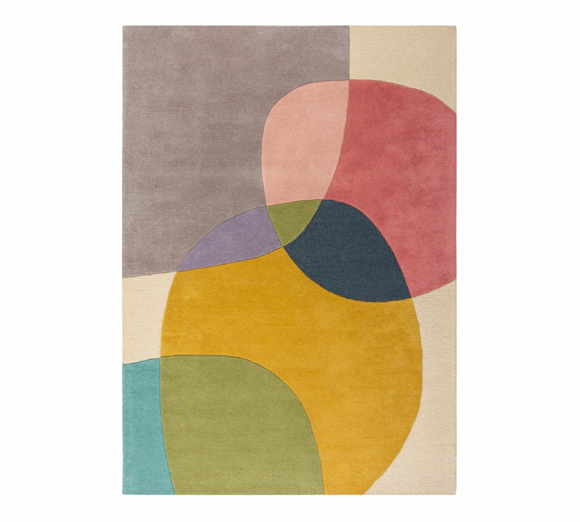 Wollteppich Mehrfarbig 120 cm x 170 cm 0