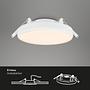 LED-Einbauleuchte Plat I Weiß Ø 10cm 4