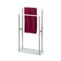 Handtuchhalter Debar Edelstahl Glas Silber 0