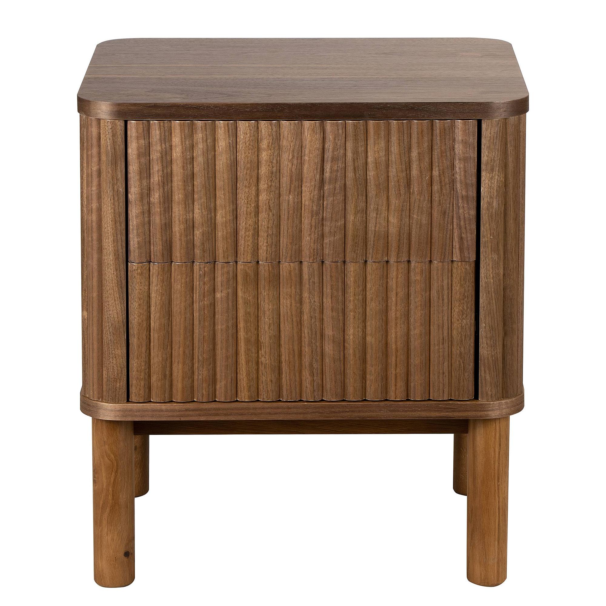Strai Nachtkommode Furnierte Eiche Braun 1