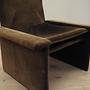 Sessel Cord Braun 1970er Jahre 12