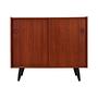 Teak wood cabinet 1970s 0