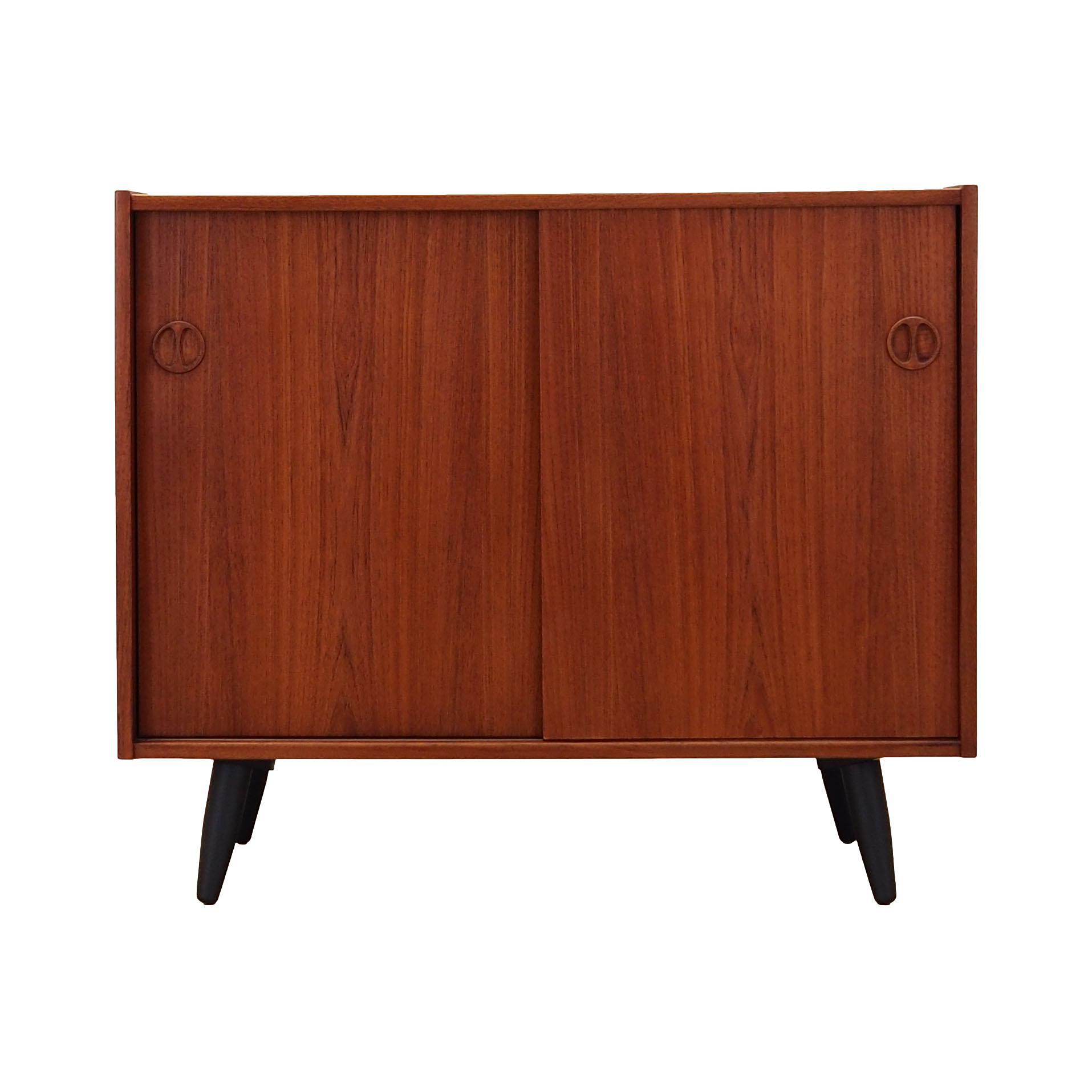 Teak wood cabinet 1970s 0