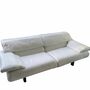 Alanda Sofa 3-Sitzer Leder Creme 8