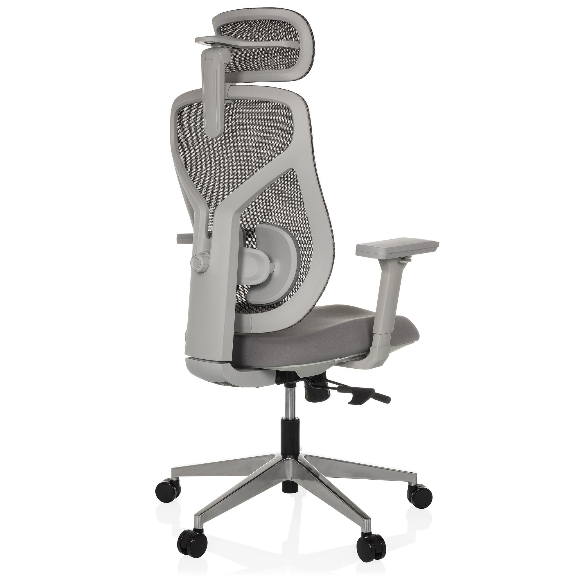 CASSILIS W Bürostuhl Netzstoff Grau 8