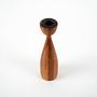 Tealight holder Teak 1970s 4