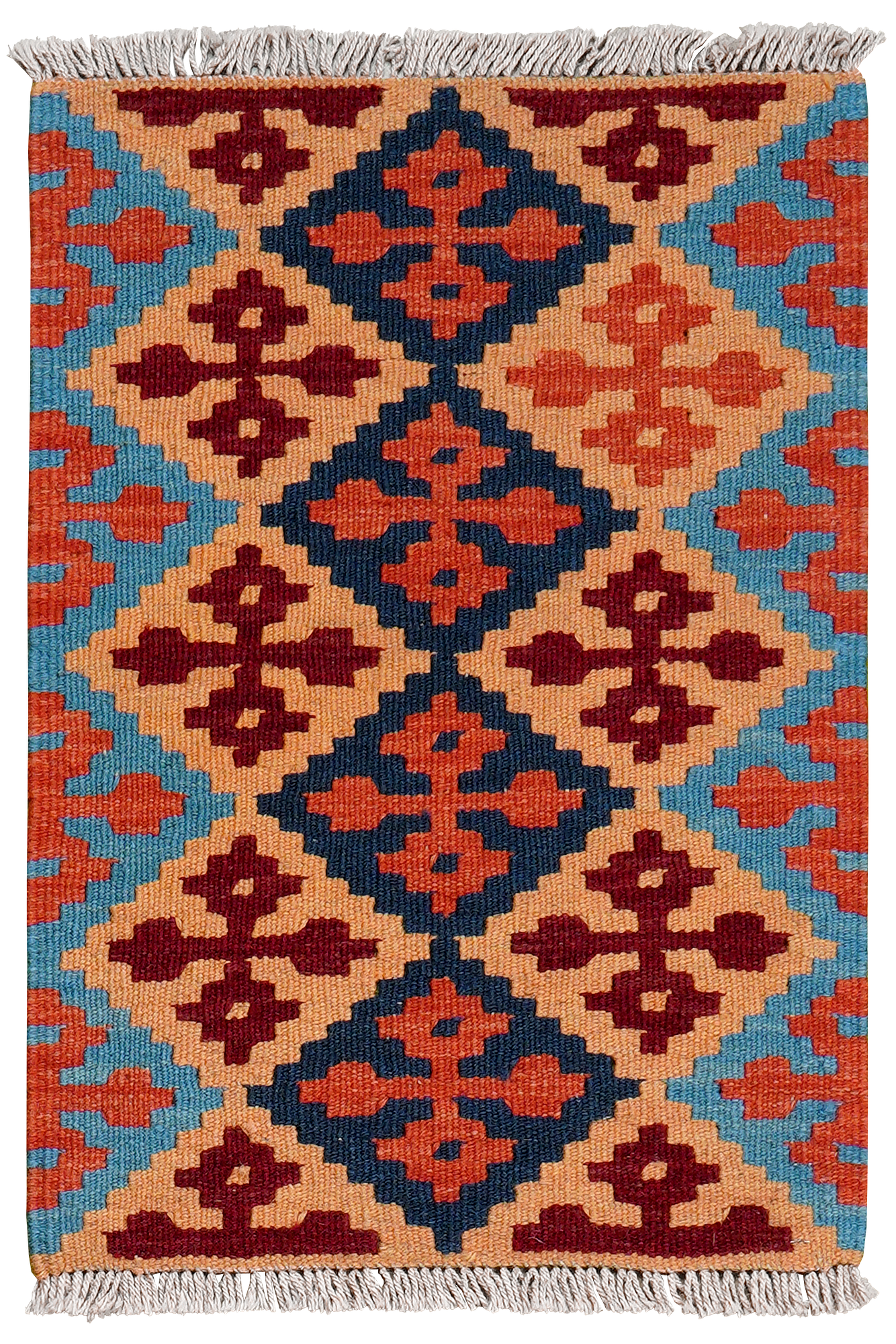 Kilim Gashgai Teppich Wolle Mehrfarbig 0