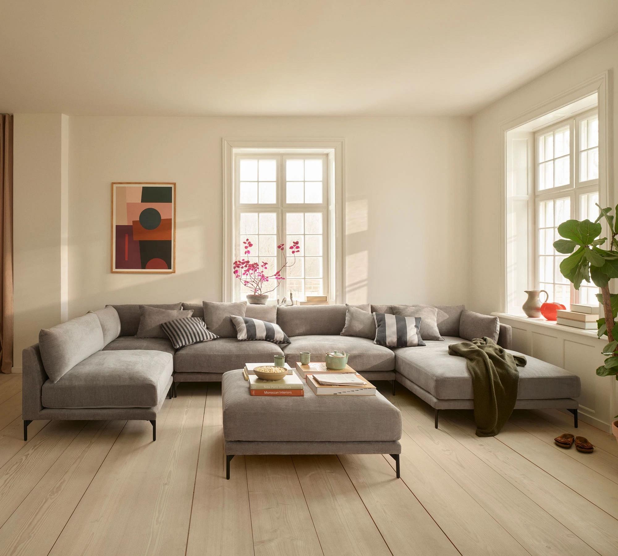 Vincent 1-seater reclining sofa Left Planet Grey Green 1