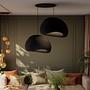 2-Flammig Wabi Sabi Dustfalls Pendelleuchte Schwarz 0