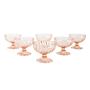 Dessert bowl set Pink 1970s 0
