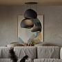 3-Flammig Wabi Sabi Ashveils Pendelleuchte Schwarz 2